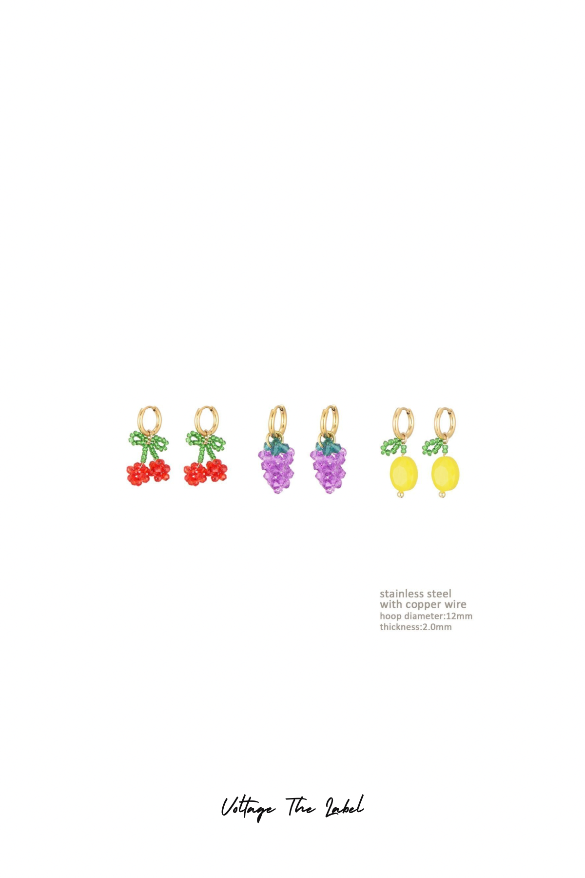 *Oorbellen Limited fruity