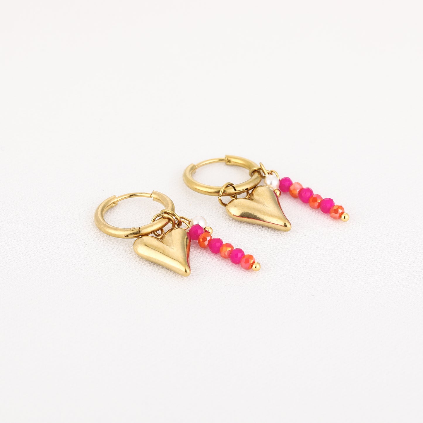 Oorbellen Summer party (fuchsia)