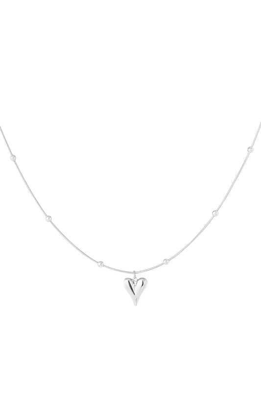 Ketting Heart mini zilver