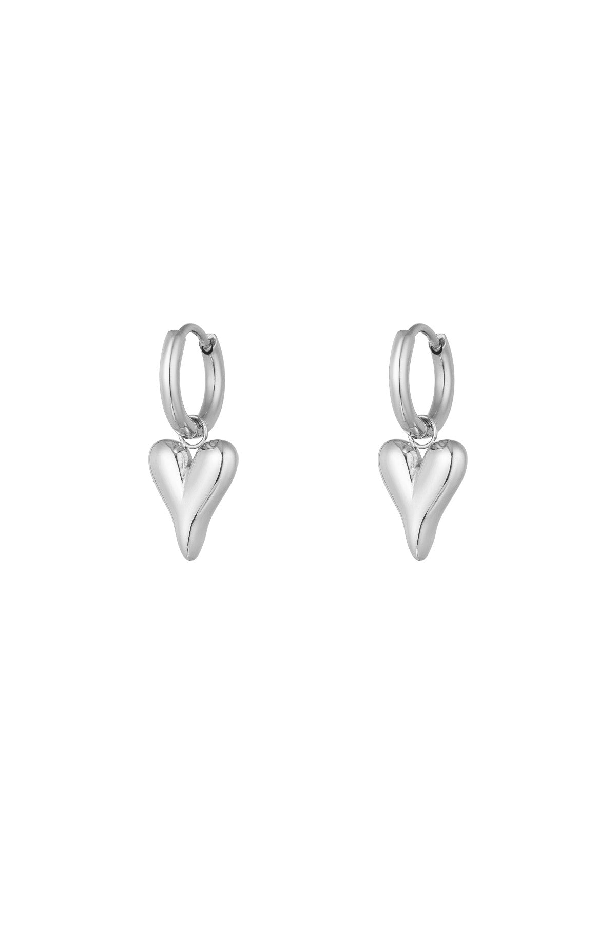 Oorbellen Hearts mini zilver