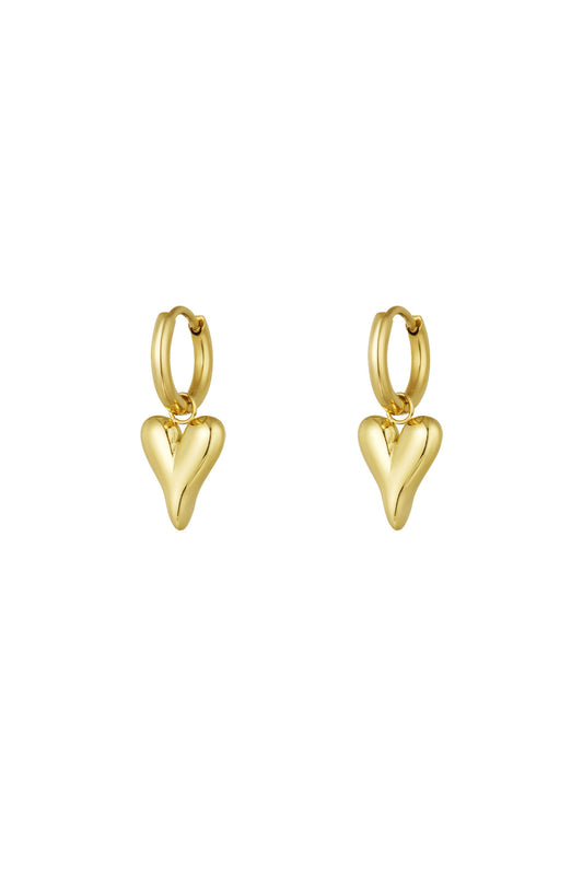 Oorbellen Hearts mini goud