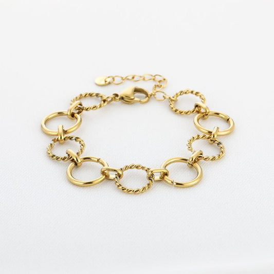 Armband cirkles (goud)