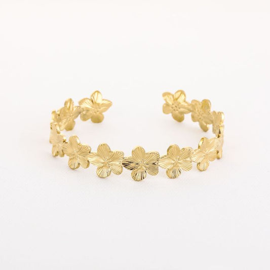 Armband bangle bloem