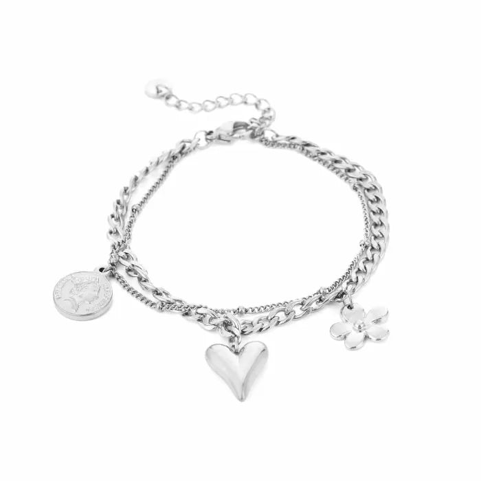 Armband Coin (zilver)