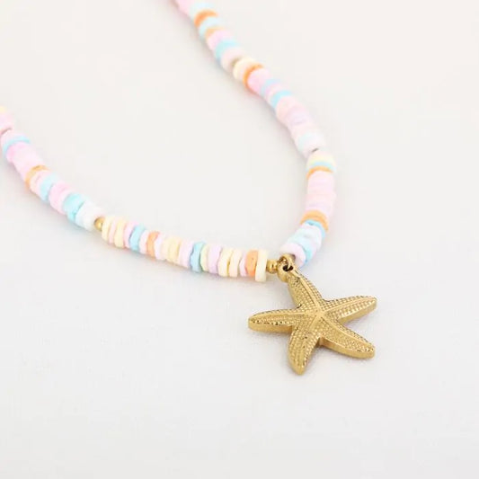 Ketting steentjes met zeester