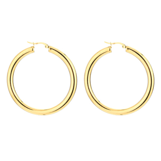 Oorbellen hoops (goud)