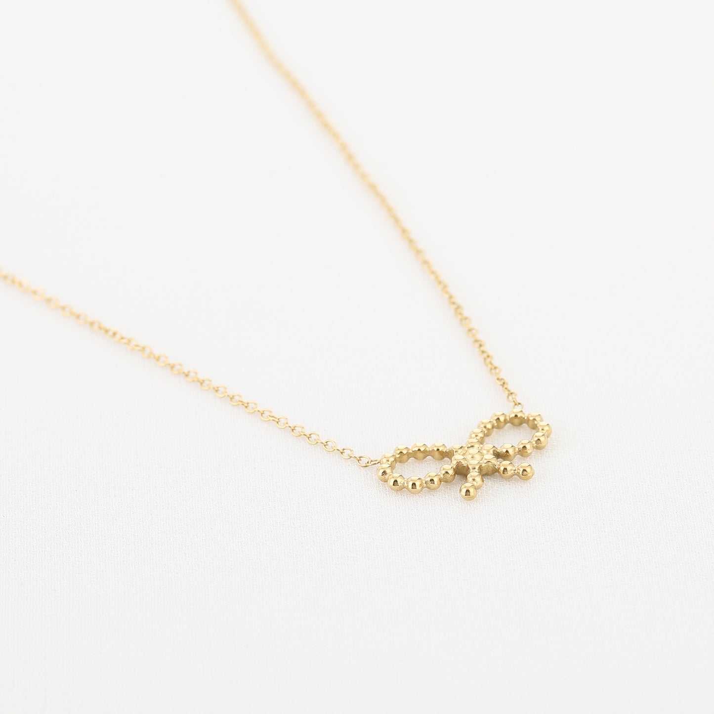 Ketting Bella bow (goud)