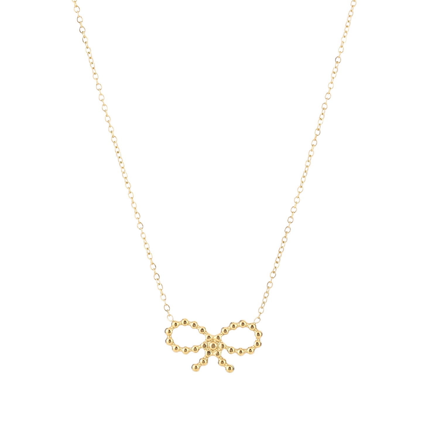 Ketting Bella bow (goud)