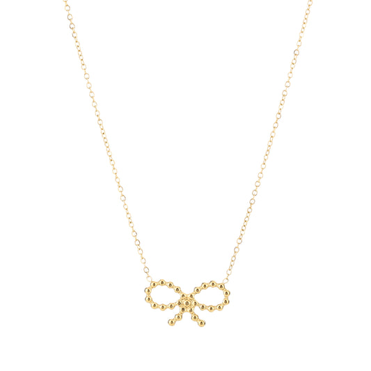 Ketting Bella bow (goud)