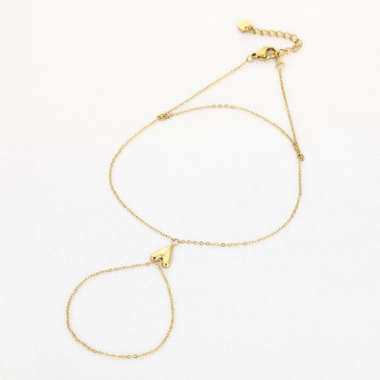 Armbandketting hartje